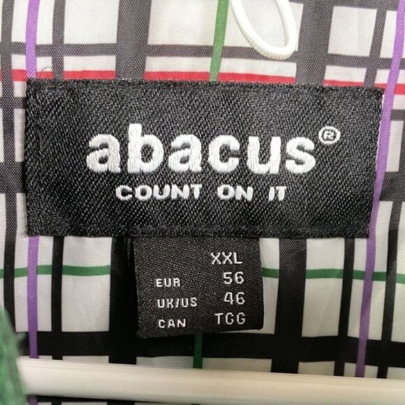 abacus Men's Golf Vest, size XXL, Pockets, Full Zip, 100% Polyester, Green - Picture 12 of 16